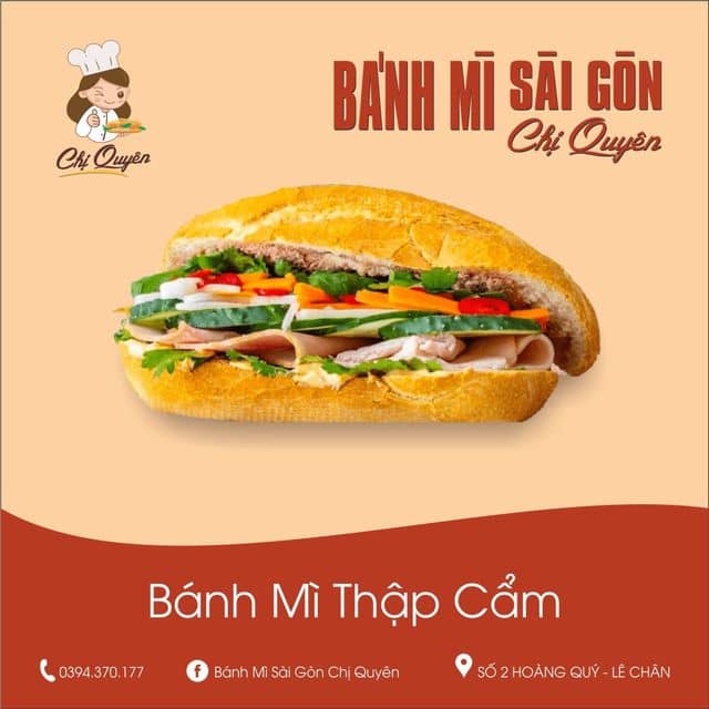 Bánh Mì Sài Gòn Chị Quyên 174 Thiên Lôi - Freeship